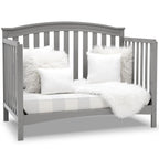 Delta Children Waverly 6-in-1 Convertible Baby Crib. Grey