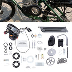 Aiqidi Full Set 100CC 4-Stroke Bicycle Engine Kit Gas Motorized Motor Bike Modified Engine Conversion Kit Chain Drive 3HP 3600Rpm