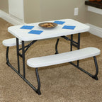 Lifetime Children's Picnic Table , White Granite (60239)
