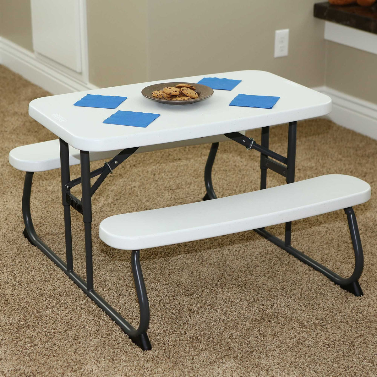 Lifetime Children's Picnic Table , White Granite (60239)