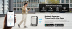 L2-S Smart Rideable Luggage, Foldable Electric Scooter Suitcase, 6.2 mph Max Speed, 6.2-Mile Range, Lightweight Portable Design for Travel & Commute