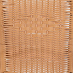 Emma + Oliver Indoor/Outdoor Stacking Rattan Restaurant Patio Chairs, Set of 2, Gray