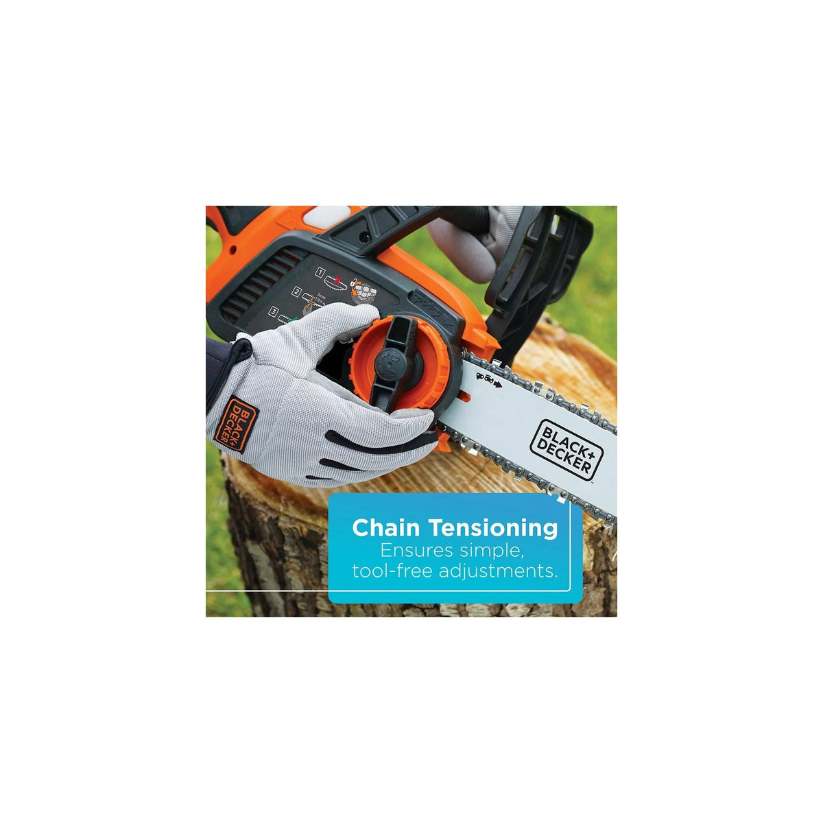 BLACK+DECKER LCS1020 20V MAX Lithium 10 in. Chainsaw