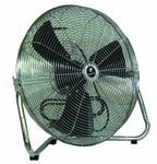 TPI 1-Phase, 120V 12" Industrial Floor Fan 1/12 HP