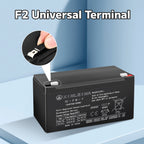 24V 7Ah Rechargeable Sealed Lead Acid Battery - Suitable for Most Kids Ride on Car - Battery Accessories