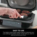 Foodi Smart XL 4-in-1 Indoor Grill with 4-Quart Air Fryer, Roast, Bake, and Smart Cook System, FG550