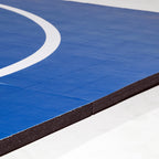Dollamur 10'x10' Wrestling Mat, Black, Gymnastics, with Circles