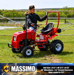 Massimo Mini Tractor 110cc 2WD Gas Go Kart �C Kids & Youth Ride-On Utility Vehicle �C Green