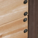 Miracle-Gro Wood 2 x 4 ft. Raised Garden Planter with Shelf