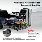 Costway 500lbs Strong Wheelchair Hitch Carrier Mobility Electric Scooter Loading Ramp