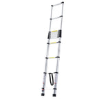 VEVOR Telescoping Ladder, 16.4FT Aluminum Lightweight Extension Ladder, Multi-button Retraction Collapsible Ladder, 375 LBS Capacity with Non-slip Feet, Portable Compact Ladders for Home, RV, Loft