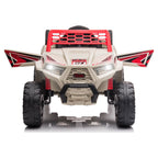 TOBBI 12V Kids Electric off-Road UTV Truck Car Battery Powered Ride on Toys for Girls with LED Headlights, Music, Horn