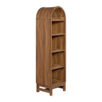 Better Homes & Gardens Juliet Narrow Arch Bookcase, Deep Green and Light Honey