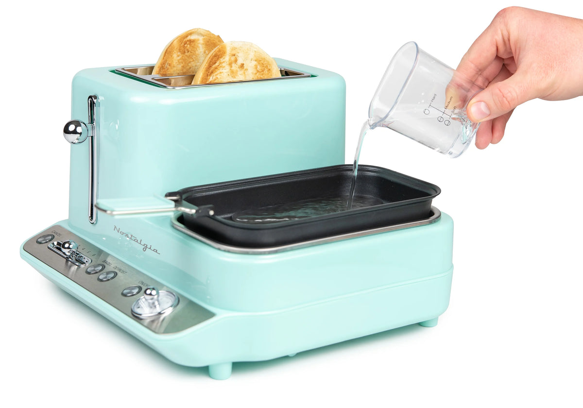 CLBS3AQ Retro 3-in-1 Breakfast Station, Aqua