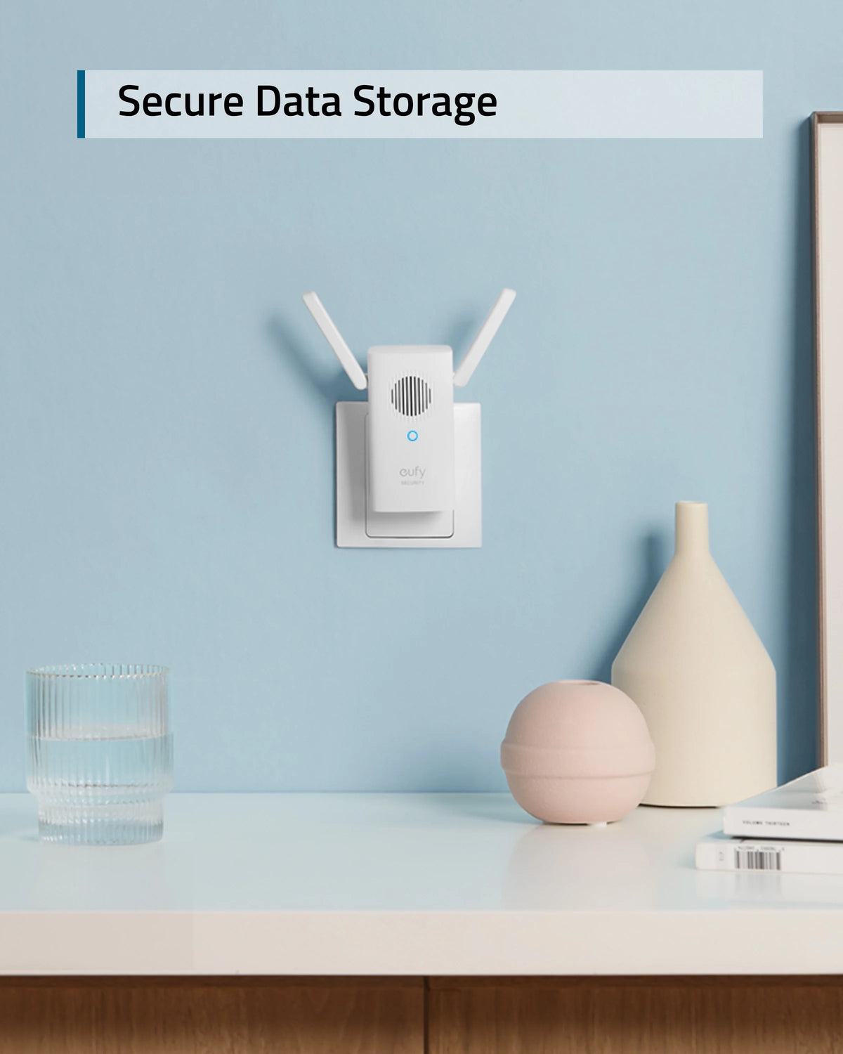 eufy Wireless 1080p Video Doorbell with Chime, Locally Stored Data
