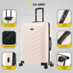 US ARMY FOX 28" Large Suitcase Black