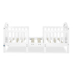 Dream On Me Portland 3 in 1 convertible Toddler Bed, Steel Grey