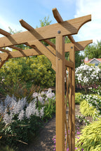 Vita 55 in x 88 in Heartwood Arbor, Cedar, Golden, Brown, VA68897