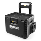 ToughBuilt Portable 2-in-1 Rolling Tool Box with Wheels & Stackable Design