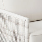 Better Homes & Gardens Paige Outdoor Wicker Stationary Lounge Chairs, Set of 2, White