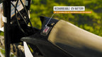 Razor Dirt Rocket MX125 Electric-Powered Dirt Bike - Black with Decal Included, for Child 5+