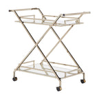 Weston Home Grosseto Champagne Gold Bar Cart