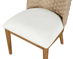 My Texas House Saylor Farmhouse Dining Chair Set, Natural Wood, Set of 2