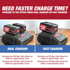 Hyper Tough 20V Max 22-inch Cordless Battery Powered Hedge Trimmer, HT21-401-003-07