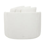 Beautiful Drew Accent Chair by Drew Barrymore, Cream Boucle
