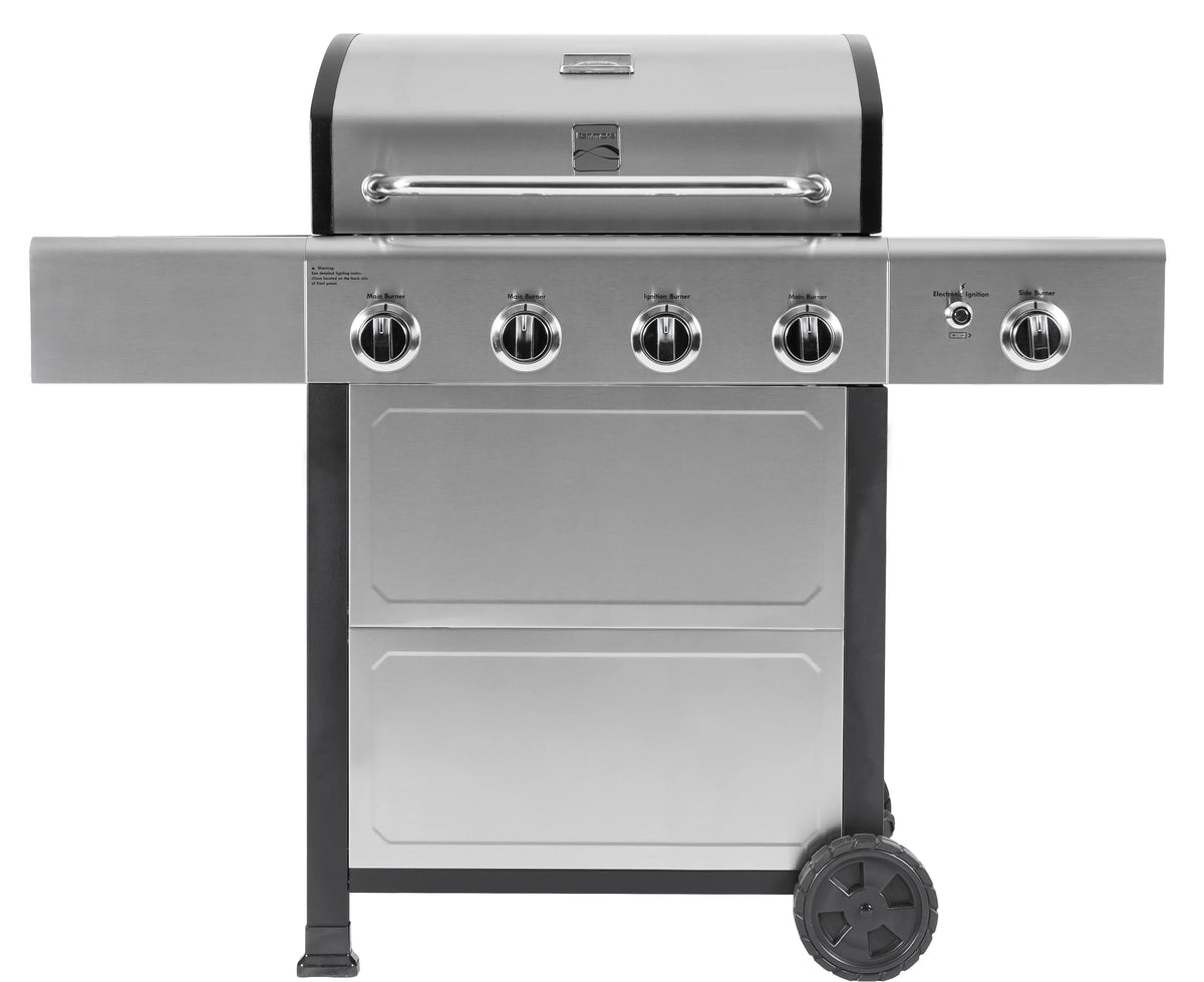 Kenmore BBQ Propane Gas Grill - 5 Burners with Side Burner & Searing Zone, 644 Sq. In. Stainless Steel Grill, 66,000 BTU, Ideal for Outdoor Cooking, Patio & Backyard, Black