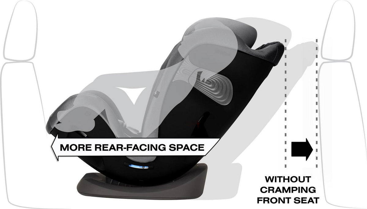 Cybex Eternis S. All-in-One Convertible Car Seat. 12-Position Height-Adjustable Reclining Headrest. Side Impact Protection. Manhattan Grey. 120 lb (Non- Sensorsafe)