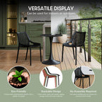 WestinTrends Playa 5-Piece Outdoor Patio Metal Frame Dining Table Set with Stackable Patio Dining Chairs, Olive Green