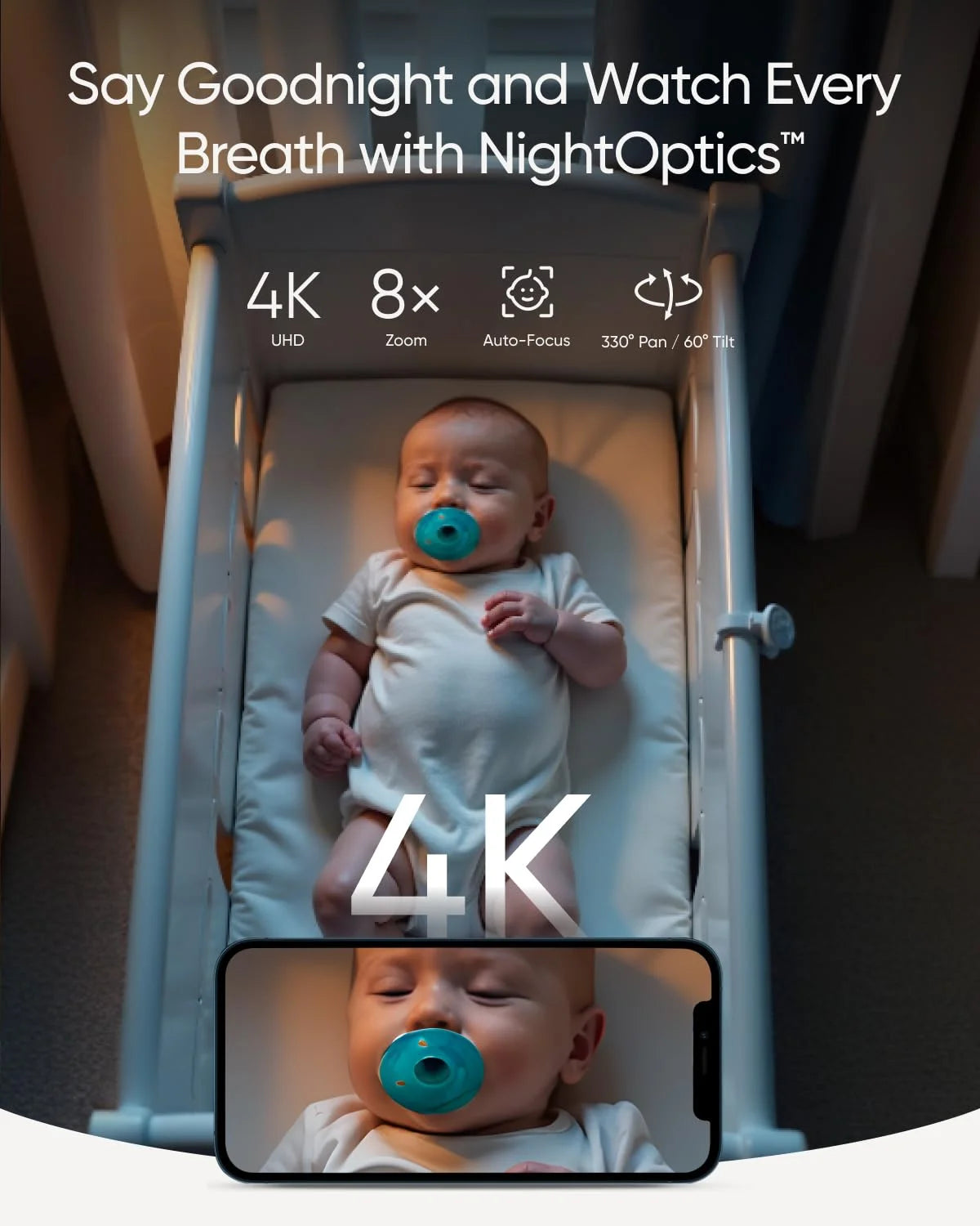 Eufy Baby Monitor E20 with 2K Camera