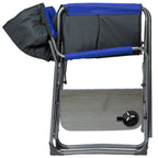 Ozark Trail Camping Director Chair XXL, Blue, Adult, 10lbs