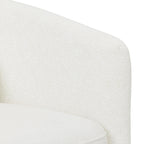 Beautiful Drew Accent Chair by Drew Barrymore, Cream Boucle