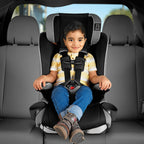 Chicco MyFit Zip Harness and Booster Car Seat - Nightfall (Black). New