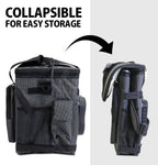 Koolatron 12V Electric Cooler Bag, 25L (26 qt), Collapsible, Gray/Black