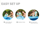 Intex Metal Frame 10' x 30" Outdoor Swimming Pool with Filter Pump & Cover Metal frame pools Round