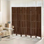 Aletheiawu 4 Panel Room Divider Wall and Folding Privacy Screens��No Installation Required��White