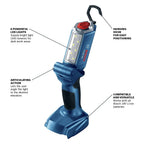 Restored Premium Bosch GXL18V-497B23-RT 18V Brushless Lithium-Ion Cordless 4-Tool Combo Kit with (1) 4 Ah and (1) 2 Ah Batteries (Refurbished)