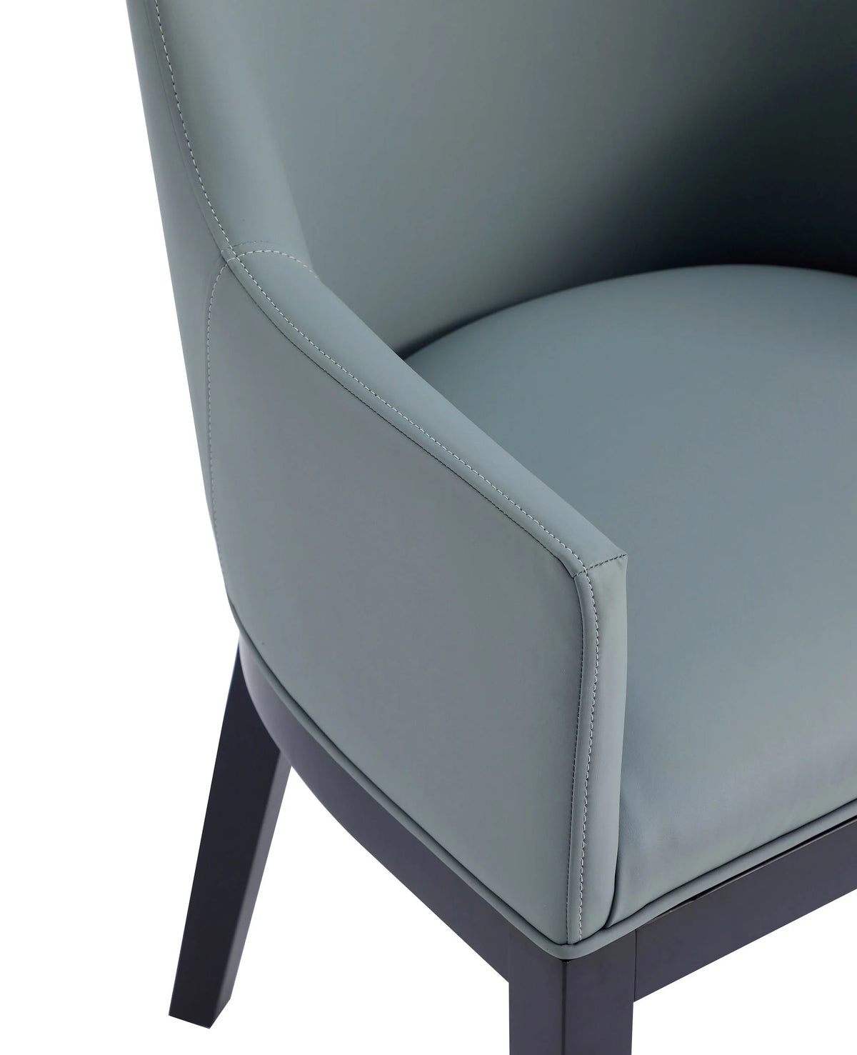 Gansevoort Modern Faux Leather Dining Armchair