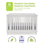 Delta Children Ava 3-in-1 Convertible Baby Crib. White