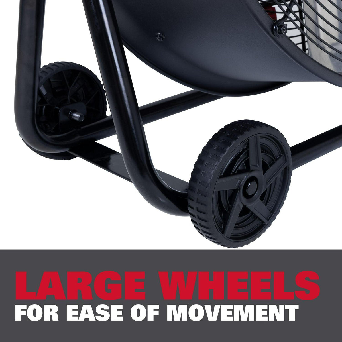 Ecomax 24 Inch High Velocity Drum Floor Fan. Industrial. 3-Speed. Adjustable Tilt
