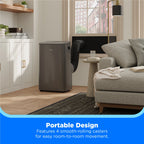 Midea 8,000 BTU, 115V, Smart Portable Air Conditioner, 250 Sq.Ft. MAP08S1XWGR-T, Gray, New