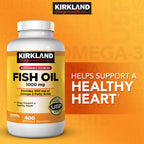 Kirkland Signature Fish Oil 1000 mg., 400 Softgels