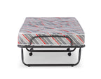 Linon Torino Folding Rollaway Guest Bed with 4" Innerspring Mattress, Cot