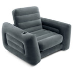 Intex Inflatable Pull Out Sofa Chair Sleeper w/ Twin Sized Air Mattress (3 Pack)