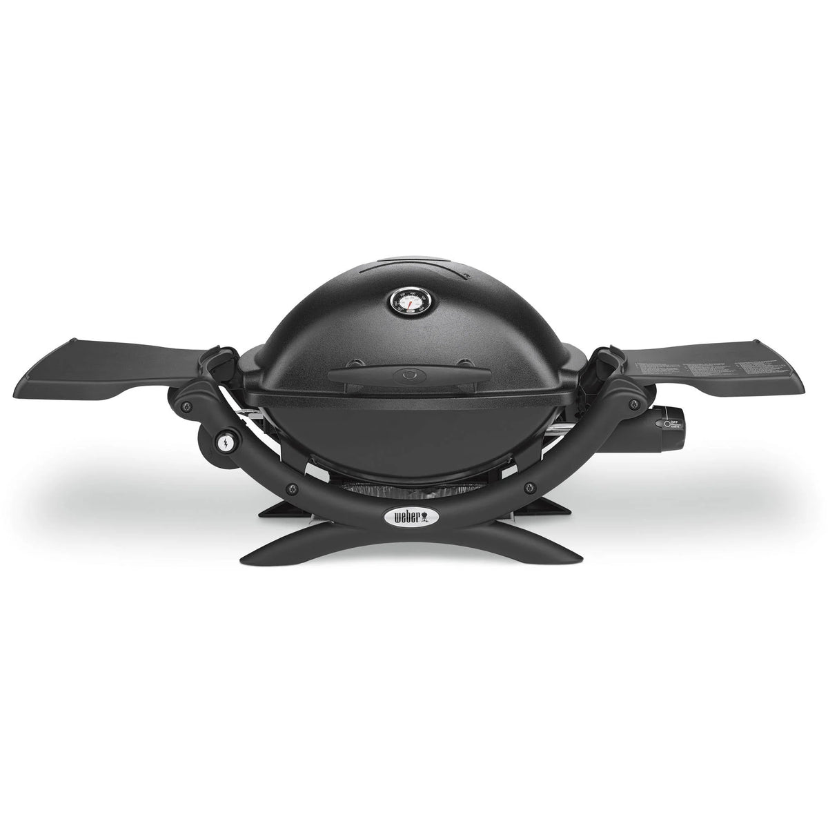 Weber Q 1200 Portable Gas Grill, Black