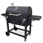 Heavy-Duty Extra-Large Charcoal Grill in Black