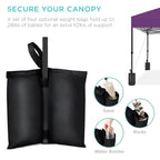 Best Choice Products 12x12ft Easy Setup Pop Up Canopy w/ 1-Button Setup, Wheeled Case, 4 Weight Bags - Navy Blue